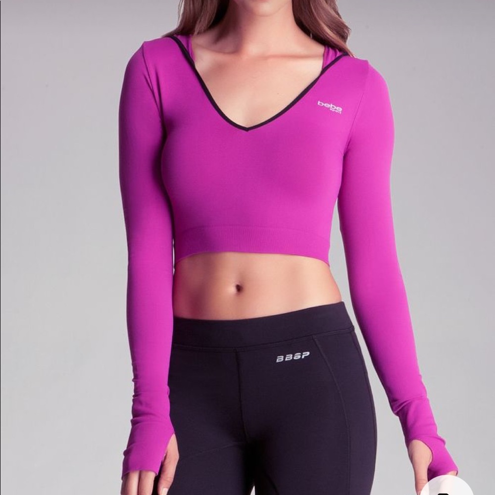 Hooded V Neck crop top